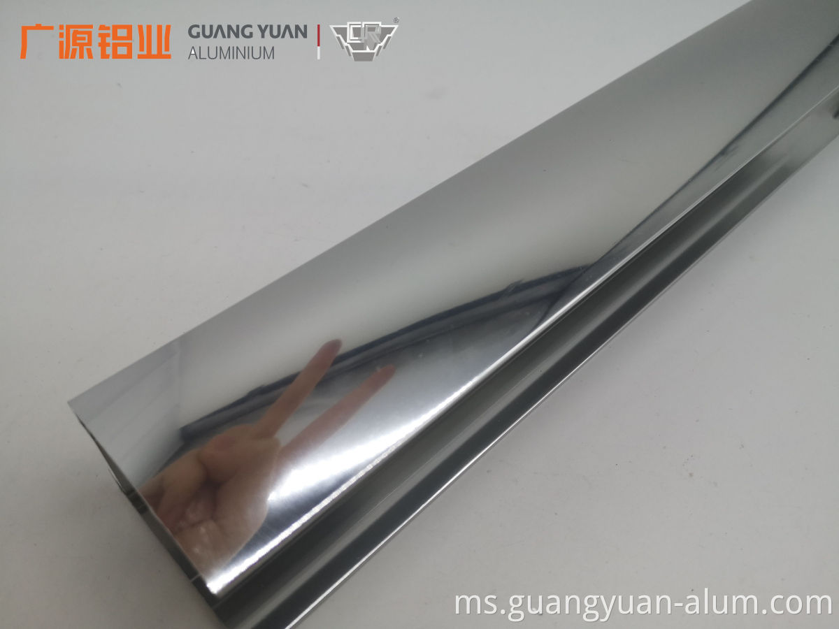 guangyuan aluminum co., ltd polished aluminium profile U shape aluminum profile shower aluminium profile